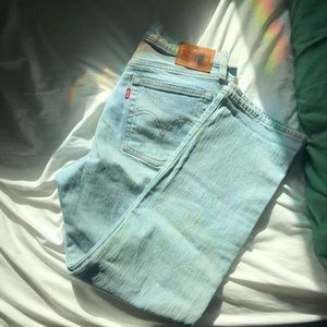 Levi’s wedgie high rise jeans